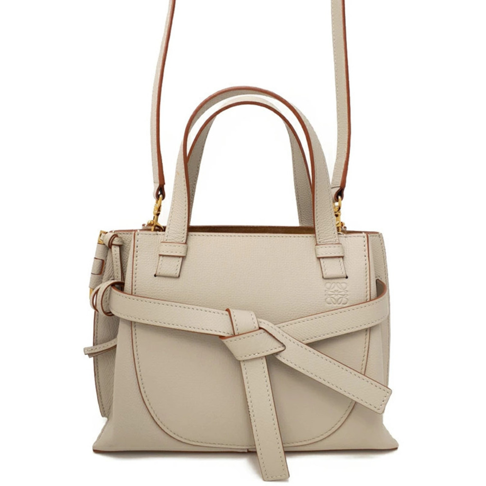 Loewe Gate Top Handle Leather Shoulder Bag